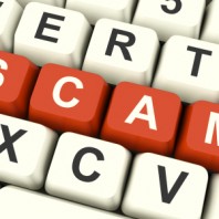 Scam Computer Keys Showing Swindles And Fraud