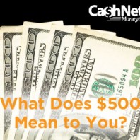 What Does $500 Mean to You