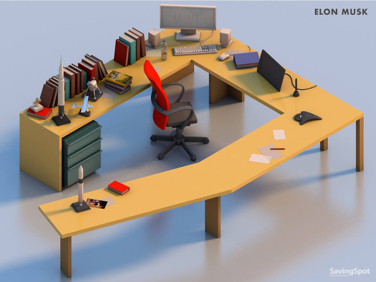 8 Inspiring Desks Of Successful People