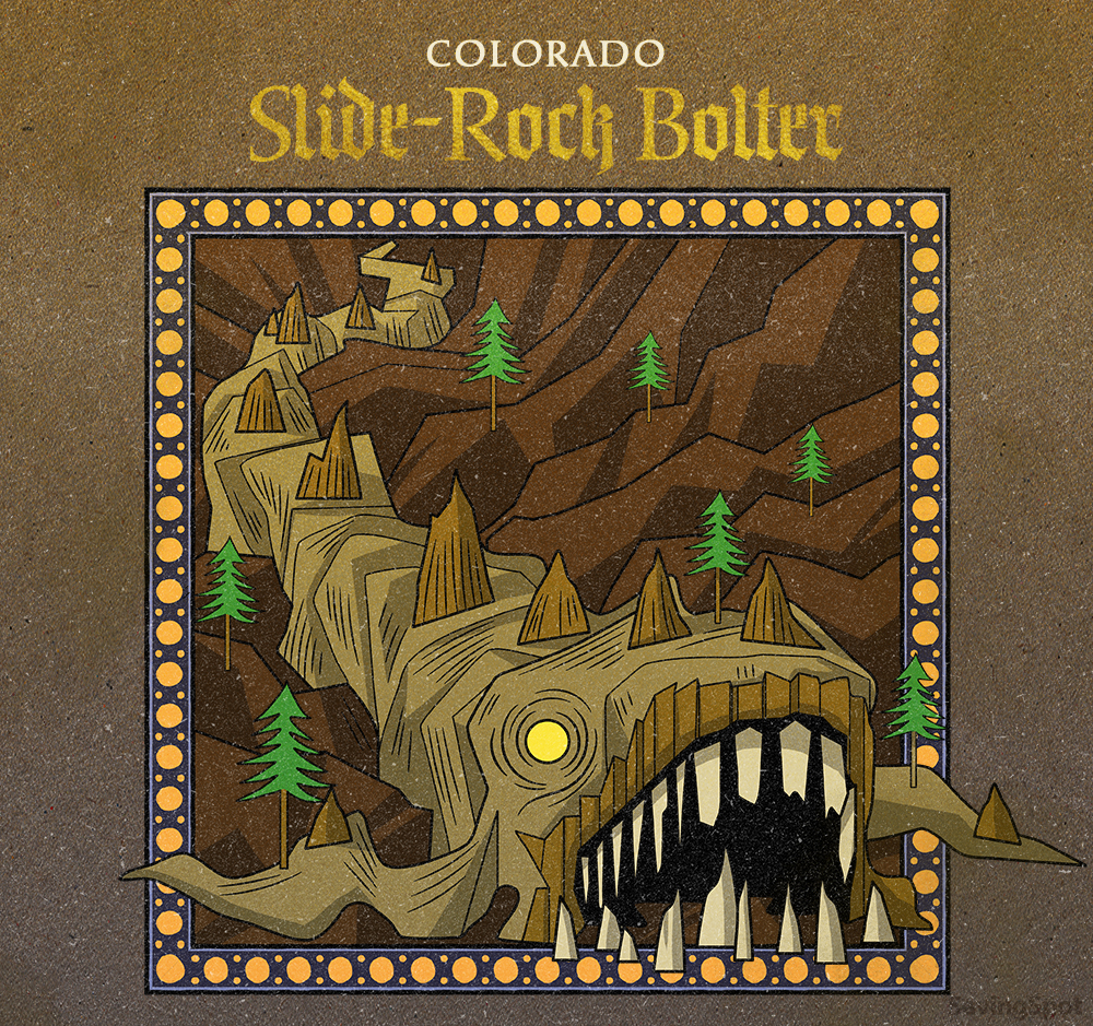 Slide-Rock Bolter