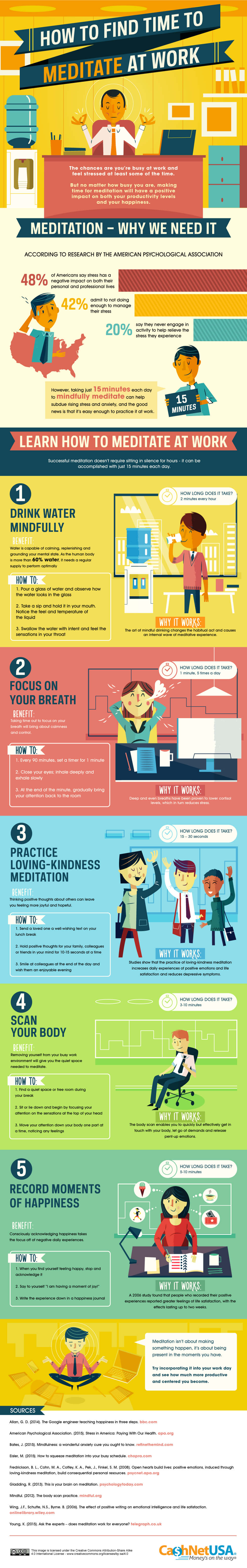 How to Find Time to Meditate at Work 