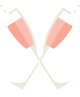 champagne glasses