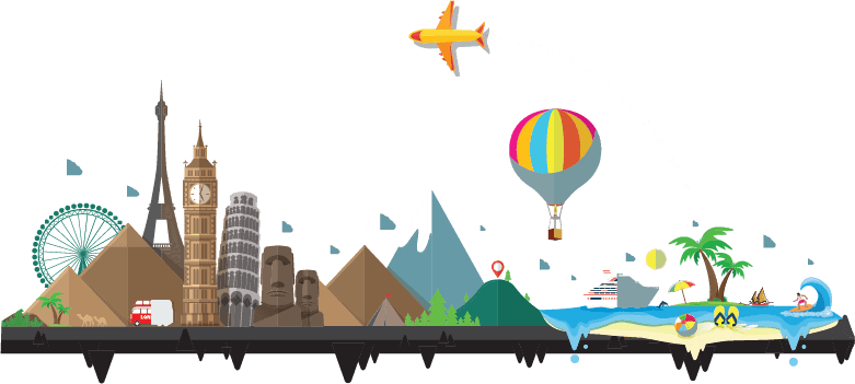 traveling view of the world