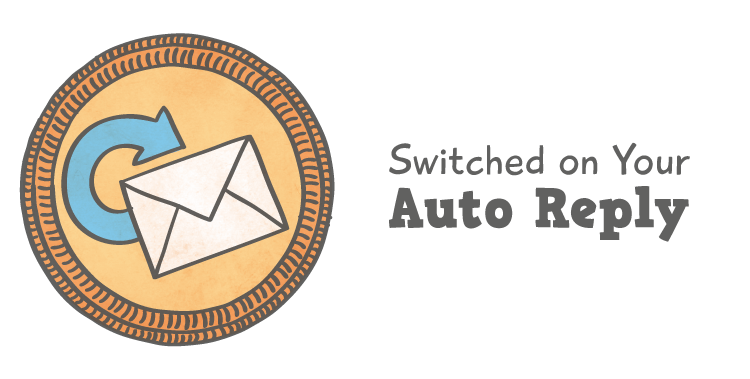 auto reply badge