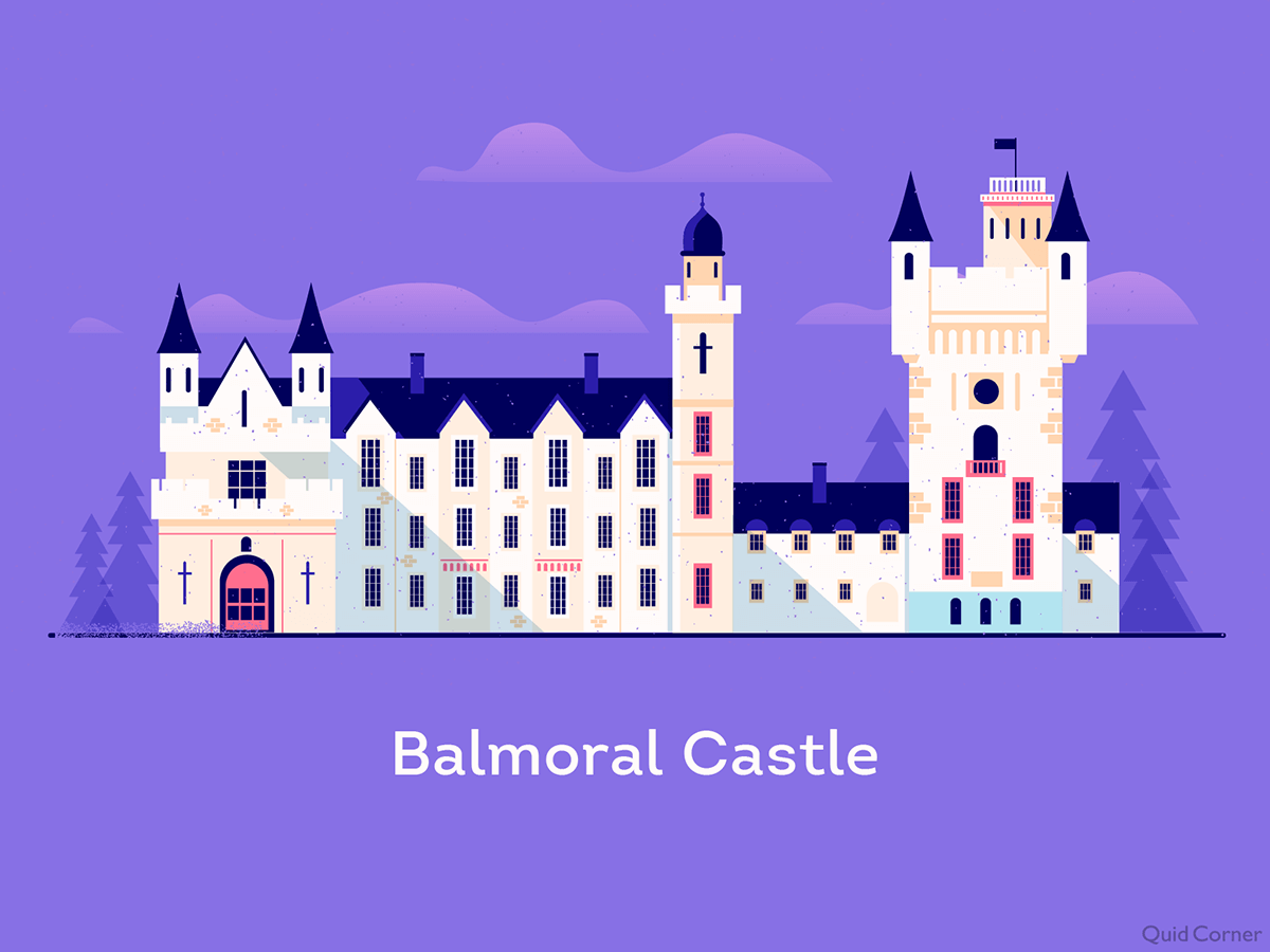 Balmoral Castle Illustrated