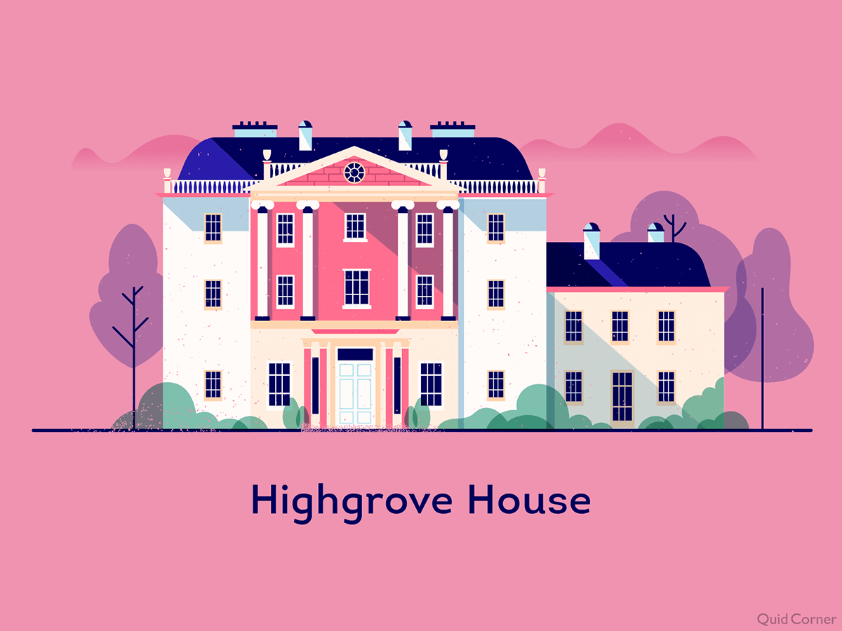 Highgrove House Illustrated