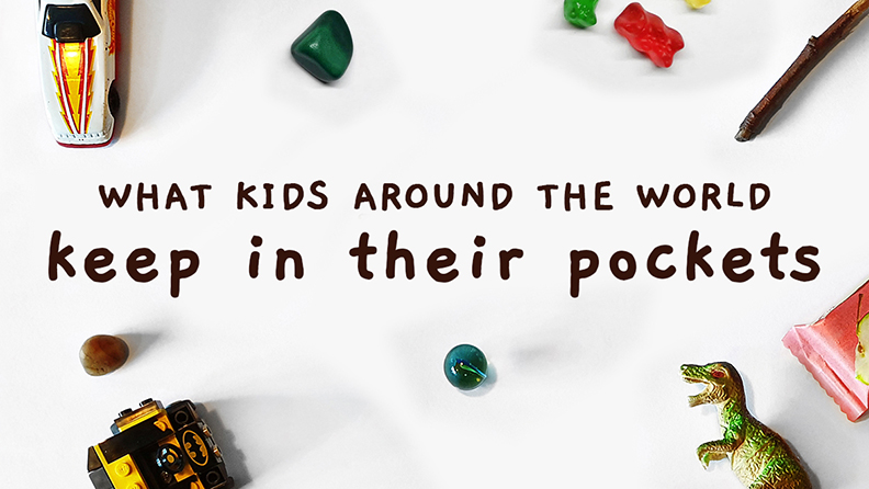 What Kids Around the World Keep in Their Pockets