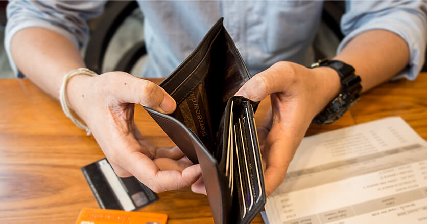 Sometimes, I run out of money and I need to use my credit card to cover expenses towards the end of a pay cycle.