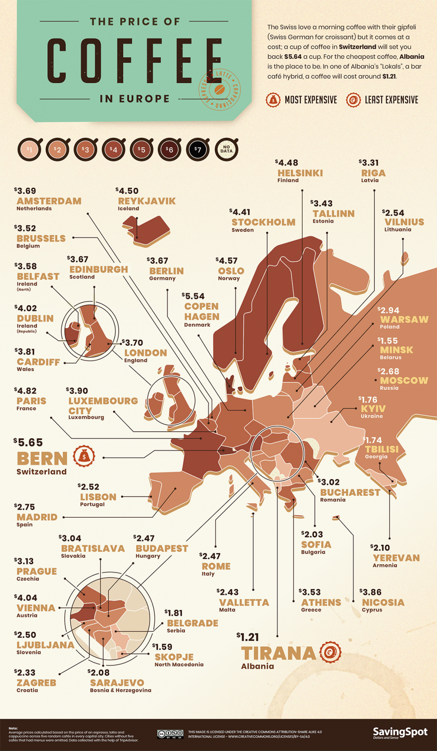 The World Coffee Index 2021 The Cost and Consumption of Coffee Around